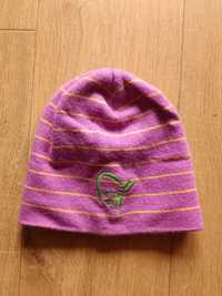 Czapka 100% wełna merino NORRONA Thin Striped Beanie, one size