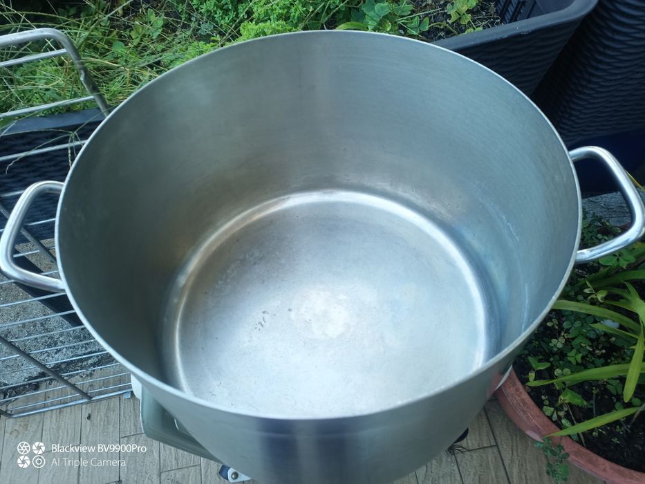 Panela grande inox industrial para o caldo verde