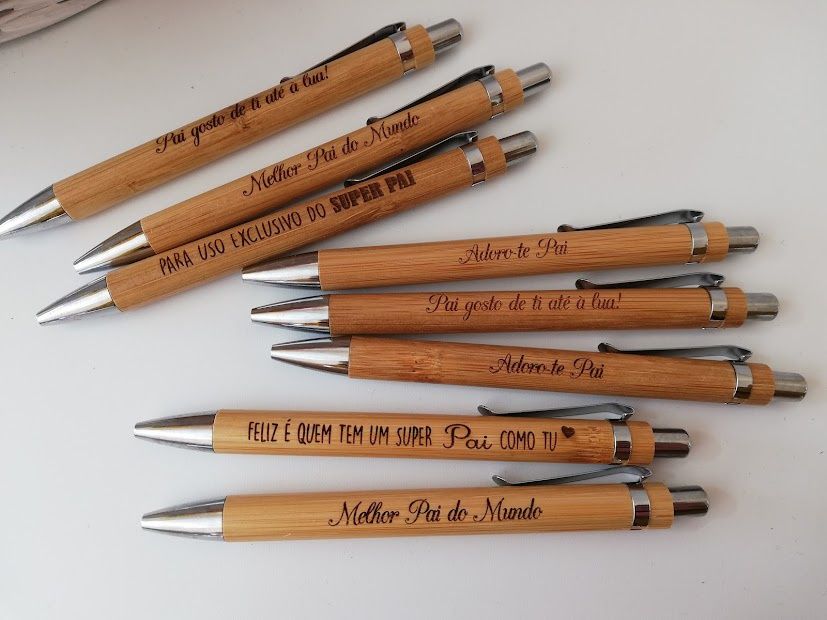 Canetas e lápis personalizados