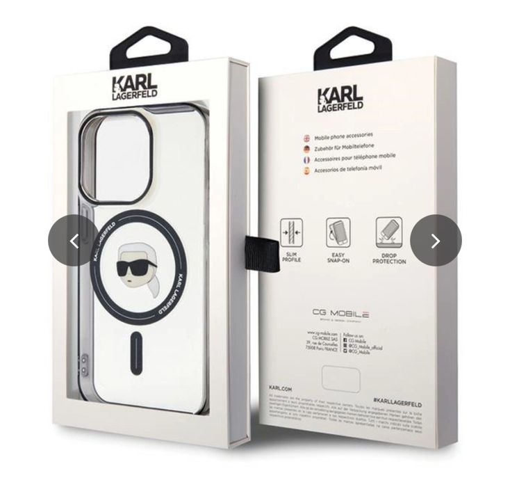 Etui plecki Karl iphone 15 pro