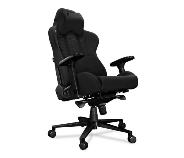 Fotel biurowy gamerski YUMISU 2050 tkanina czarna