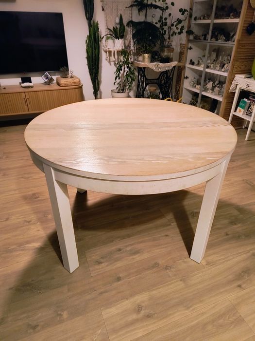 Stół okrągły IKEA BJURSTA 115cm