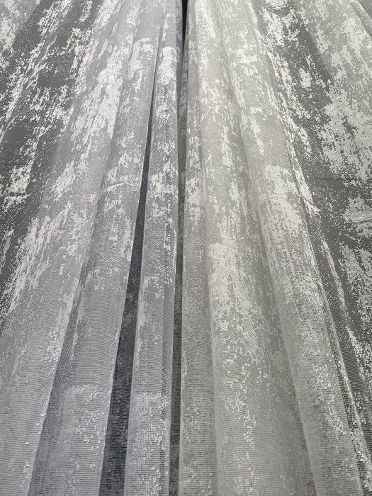 Акційна Тюль мармур, гардини жакард мрамор штори