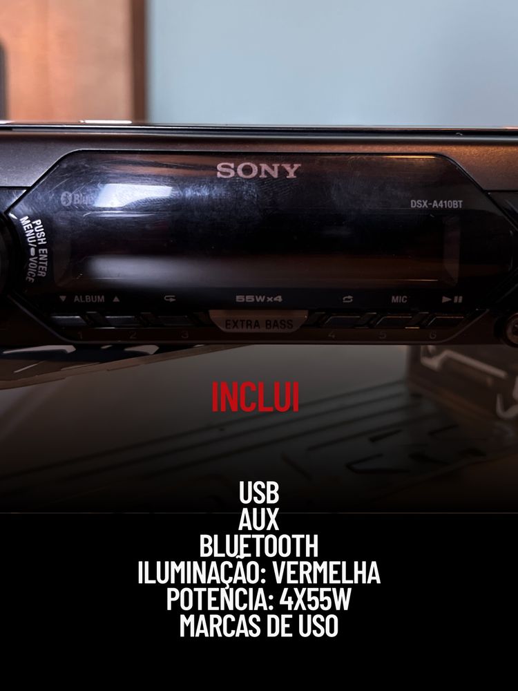 Autorrádio SONY DSX-a410bt