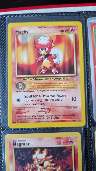 Karta Pokemon Magby 23