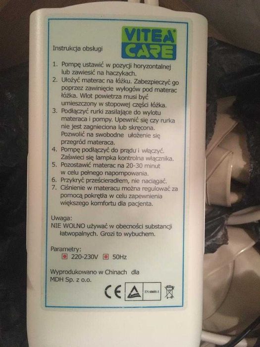 Materace przeciwodleżynowy, piankowy, balkonik, toaleta ławka obrotowa