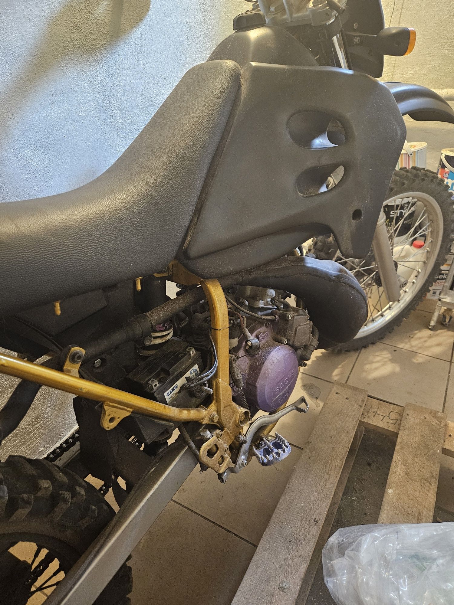 Sachs 125/170 2T – motocykl cross/enduro – silnik AM6  gotowy do jazdy