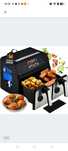 Air Fryer Frytkownica Beztłuszczowa 8L 2200W Dwukomorowa Podwójna XXL
