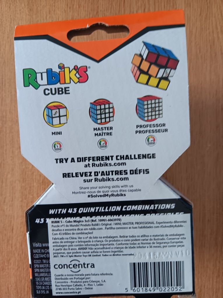 Cubo Rubik's  novo e selado