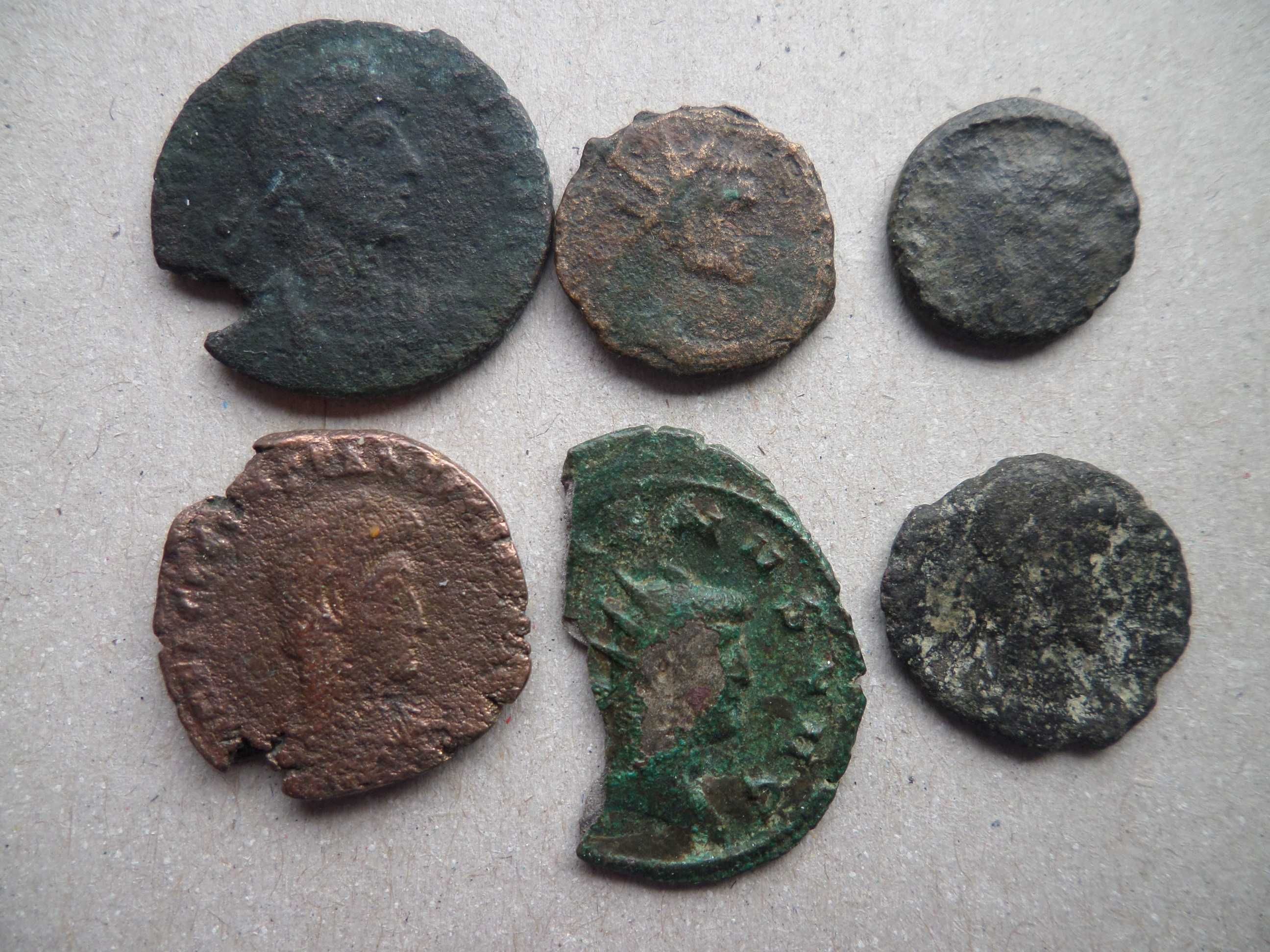 Lote 6 moedas Romanas
