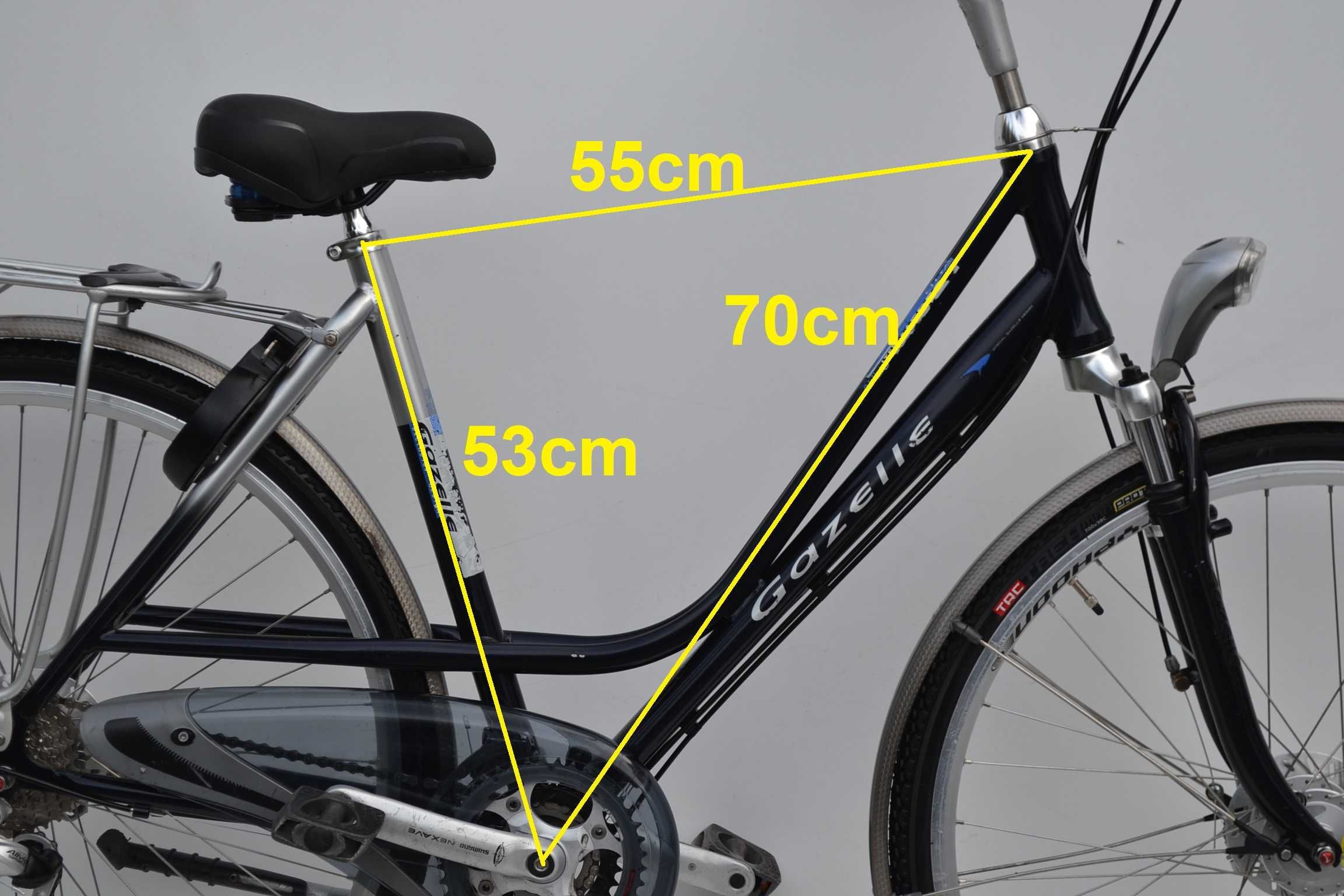 Rower miejsko trekkingowy holender * Gazelle Medeo* koła 28'' 53cm