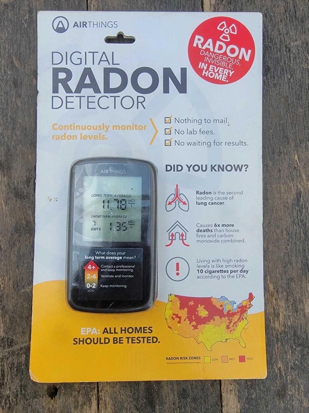 Airthings Corentium Radon Detector 2350: захистіть житло від радону