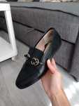 Czarne mokasyny loafersy H&M r. 37