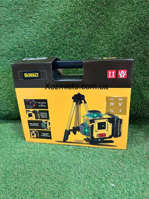 Акумуляторний лазерний рівень DeWalt DCLE34032N Pro 4D 16 (24V, 5AH)