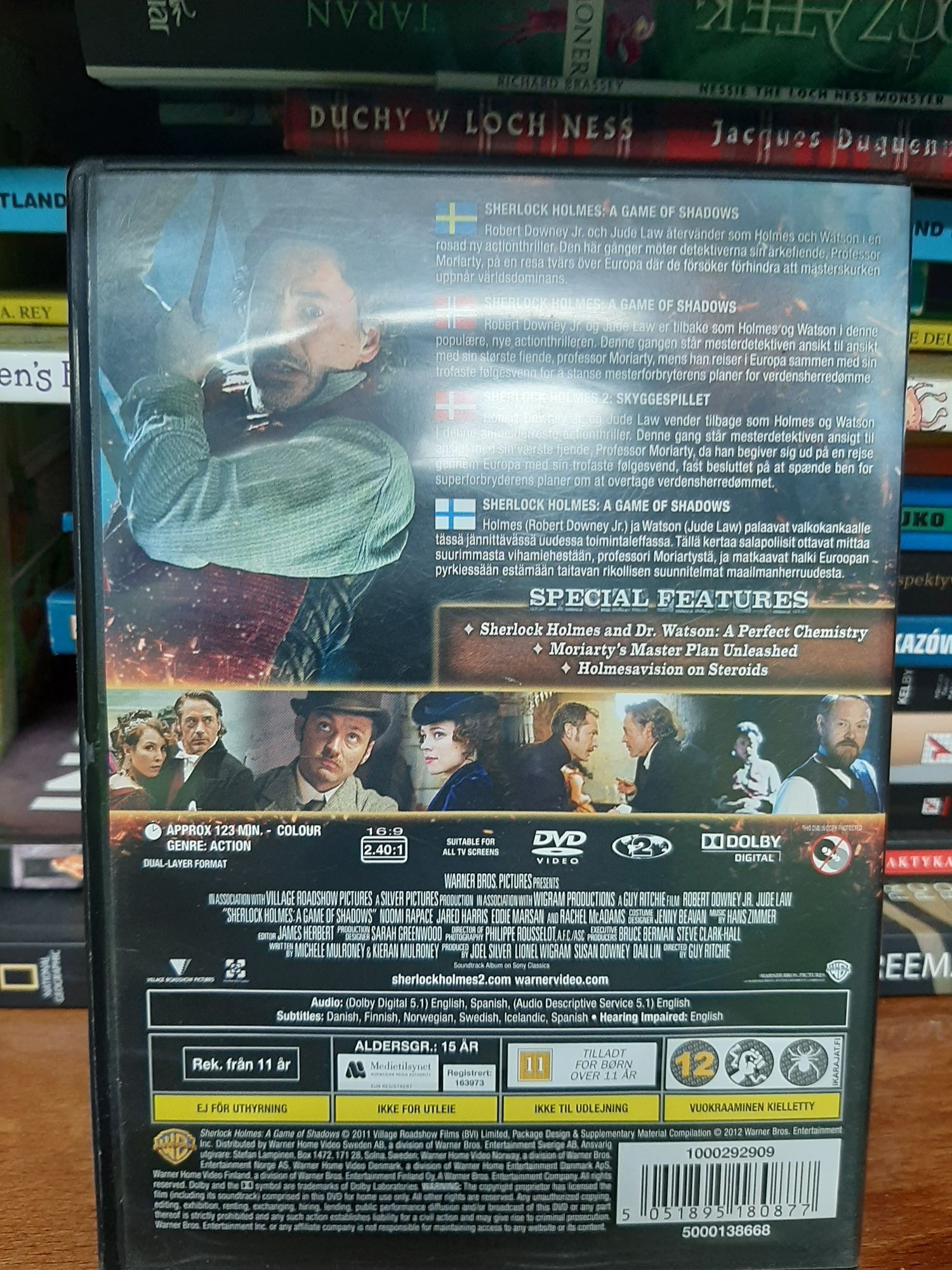 Sherlock Holmes dvd Wu2