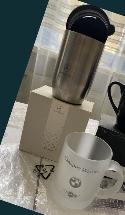 Оригинальная термо-чашка Merceds Benz.