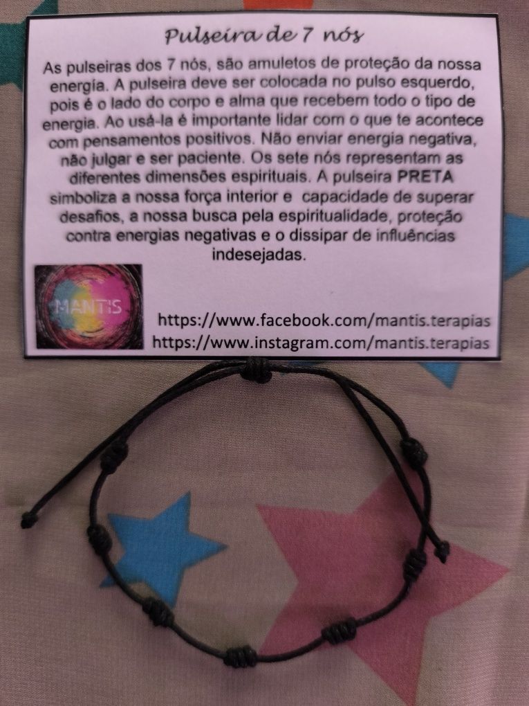 Pulseiras 7 Nós, feita por encomenda