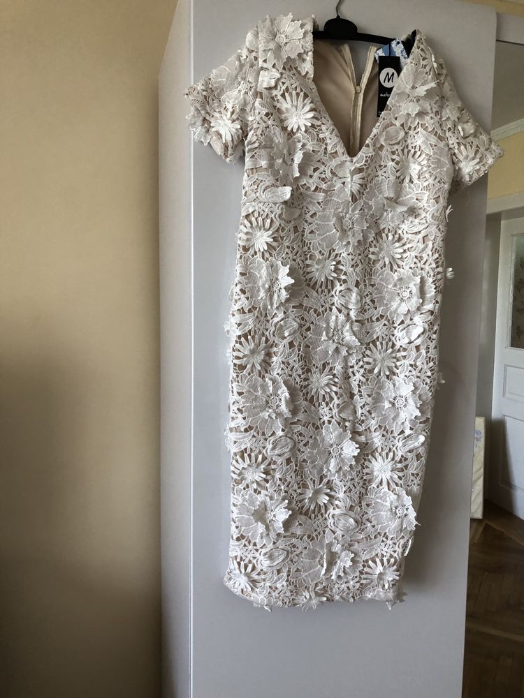 Плаття біле /сукня макраме