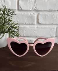 Okulary serca rozowe 9 sztuk