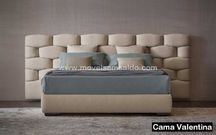 Cama de Casal Estofada - Ref.ª Valentina - Todas as Medidas e Cores