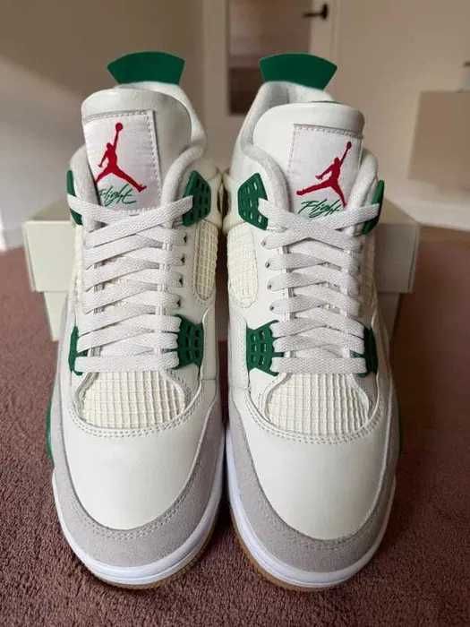 Buty damskie Trampk Jordan 4 Retro zielony R.45