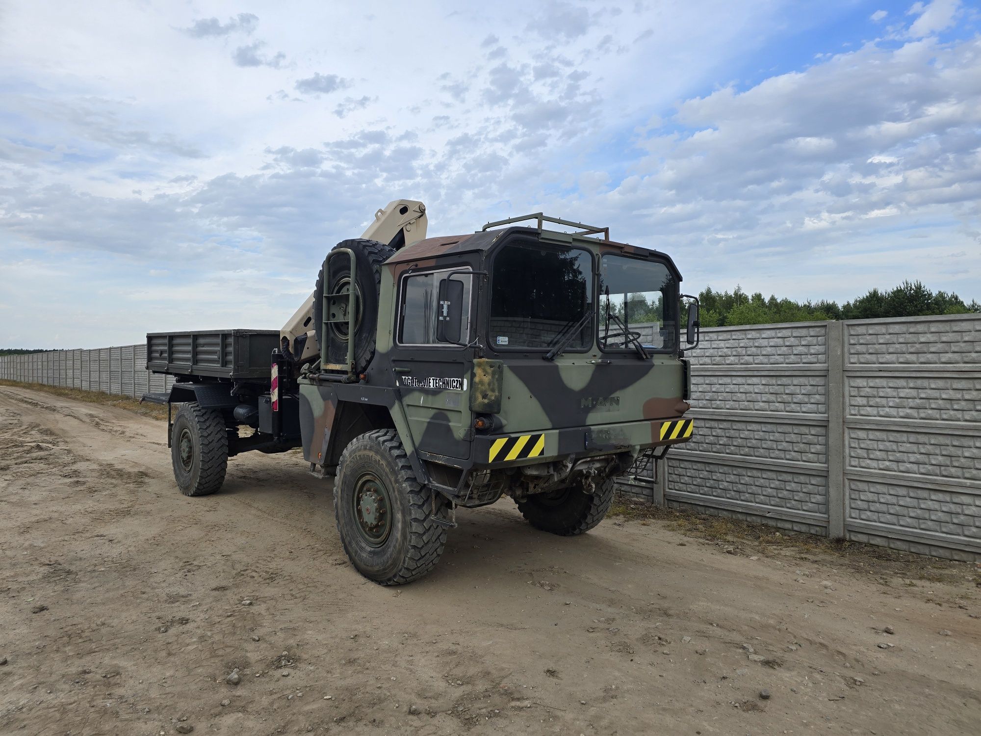 Man kat 4x4 Palfinger UDT HDS  2 in 1 skrzynia, Tesmec, energetyka