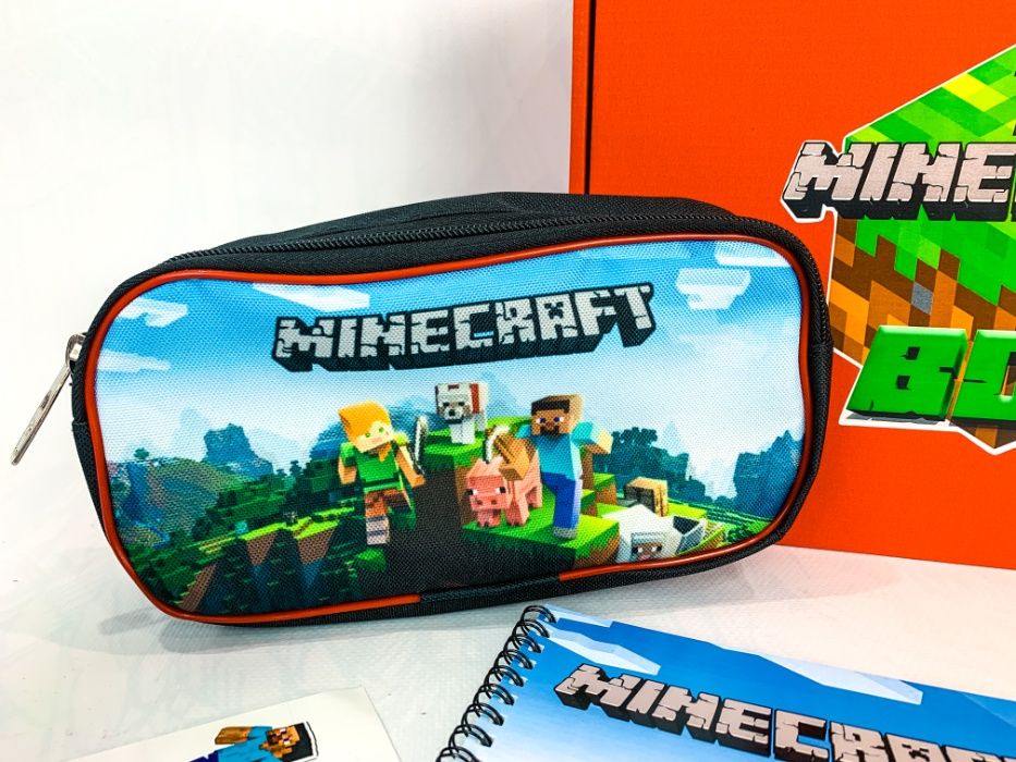 Подарочный набор Minecraft Box Майнкрафт Бокс Пенал Блокнот