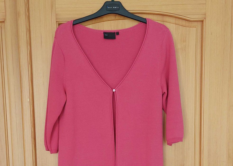 Bonprix PREMIUM Wdzianko Płaszczyk Kardigan COTTON 36/38 Super Jakość