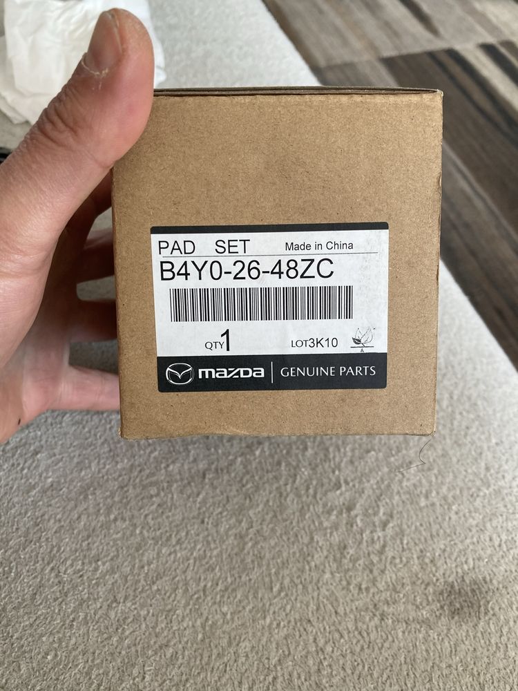 Mazda 3,Мазда 3 задние колодки, B4Y0-26-48ZC,оригинал
