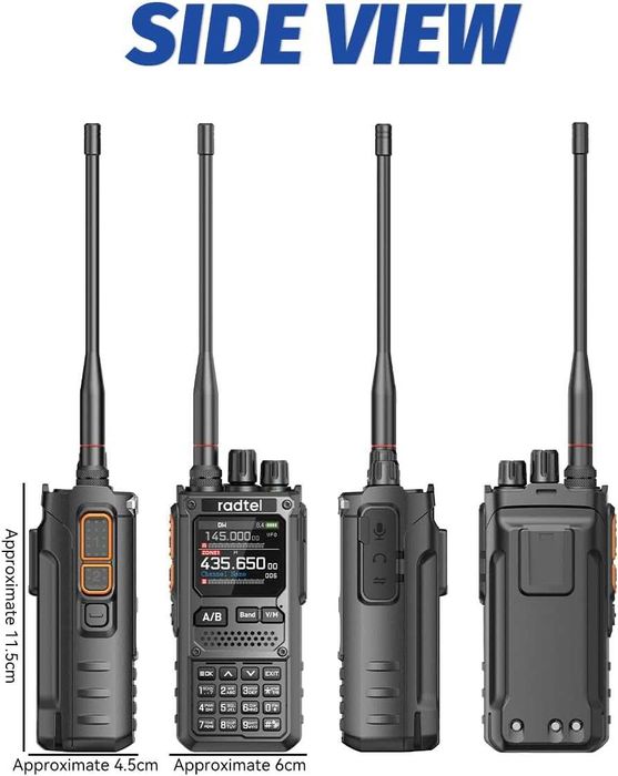 RADTEL RT-920 Walkie Talkie Radiotelefon – HF CB AM/FM 10W Bluetooth