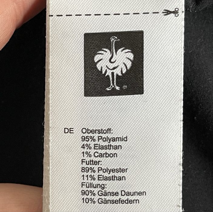 Зимняя куртка пуховик мужская Engelbert Strausse фирменная черная