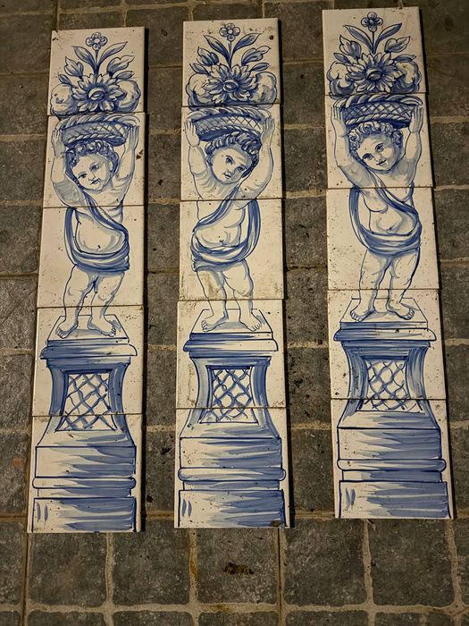 Viuva lamego azulejo - Anjos coleção 15x15