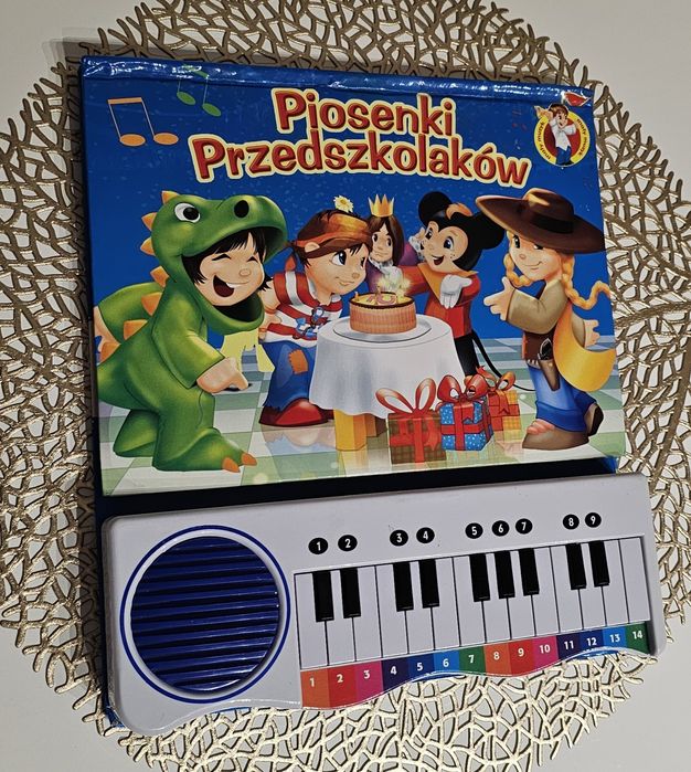 Książka z pianinkiem "Piosenki Przedszkolaków"
