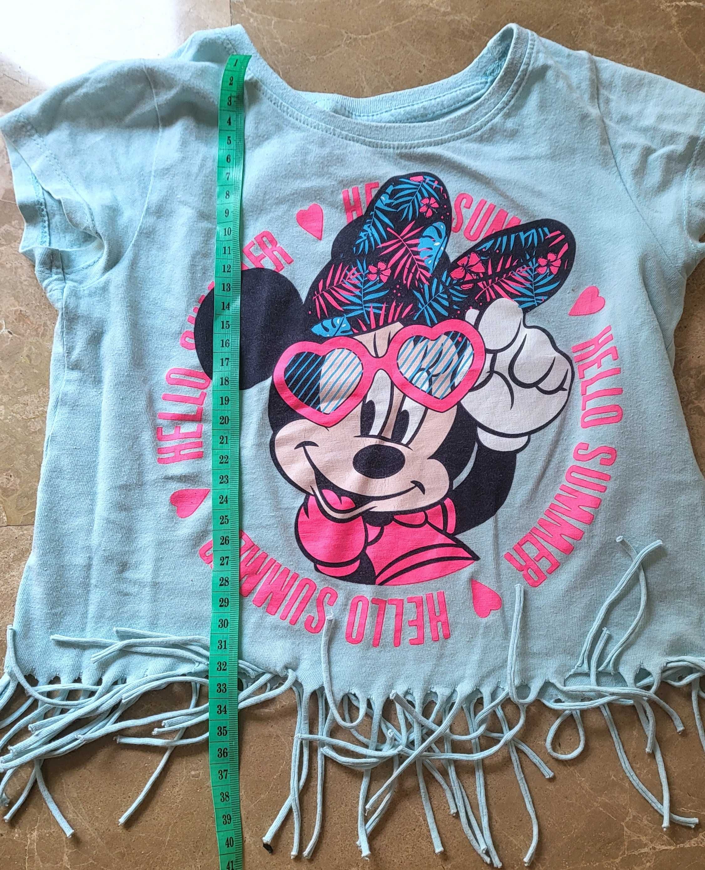 Летний набор шорты+футболка Минни Маус Disney, размер 110-116см/5-6лет