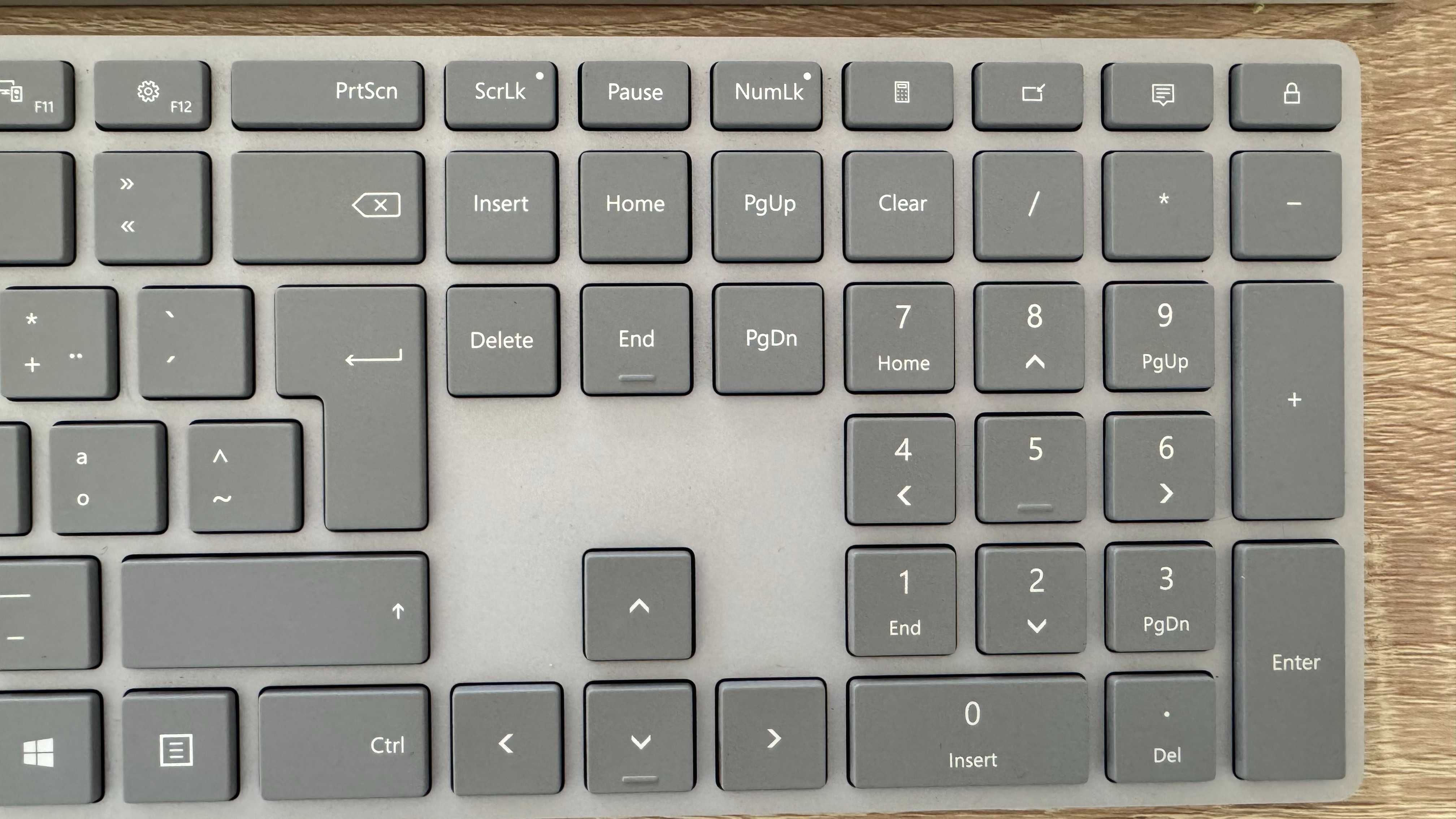 Teclado PT Microsoft Surface Cinzento