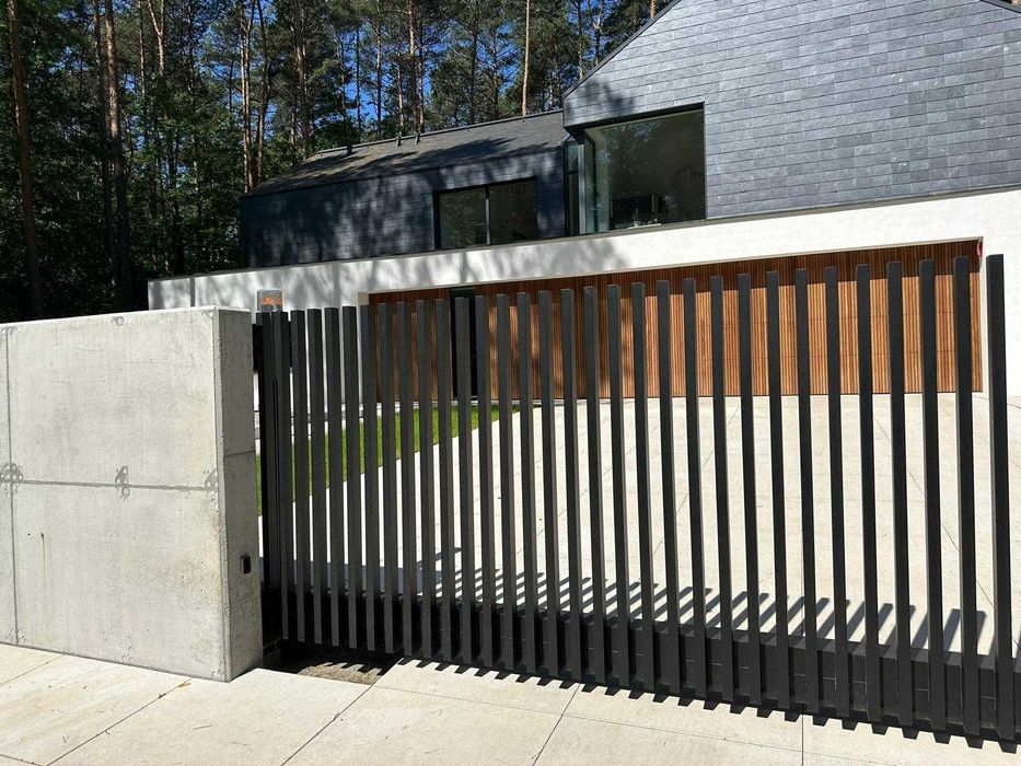 Ogrodzenie grzebieniowe płot nowoczesne ogrodzenie palisada pionowa