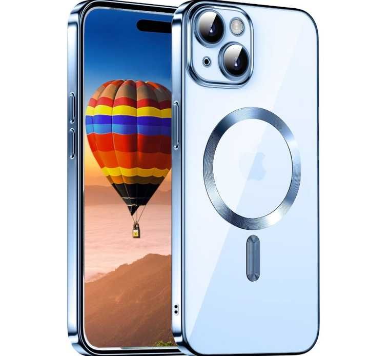 Etui do iPhone 15 Plus do MAGSAFE MATT CASE WZMOCNIONE + Szkło pełne