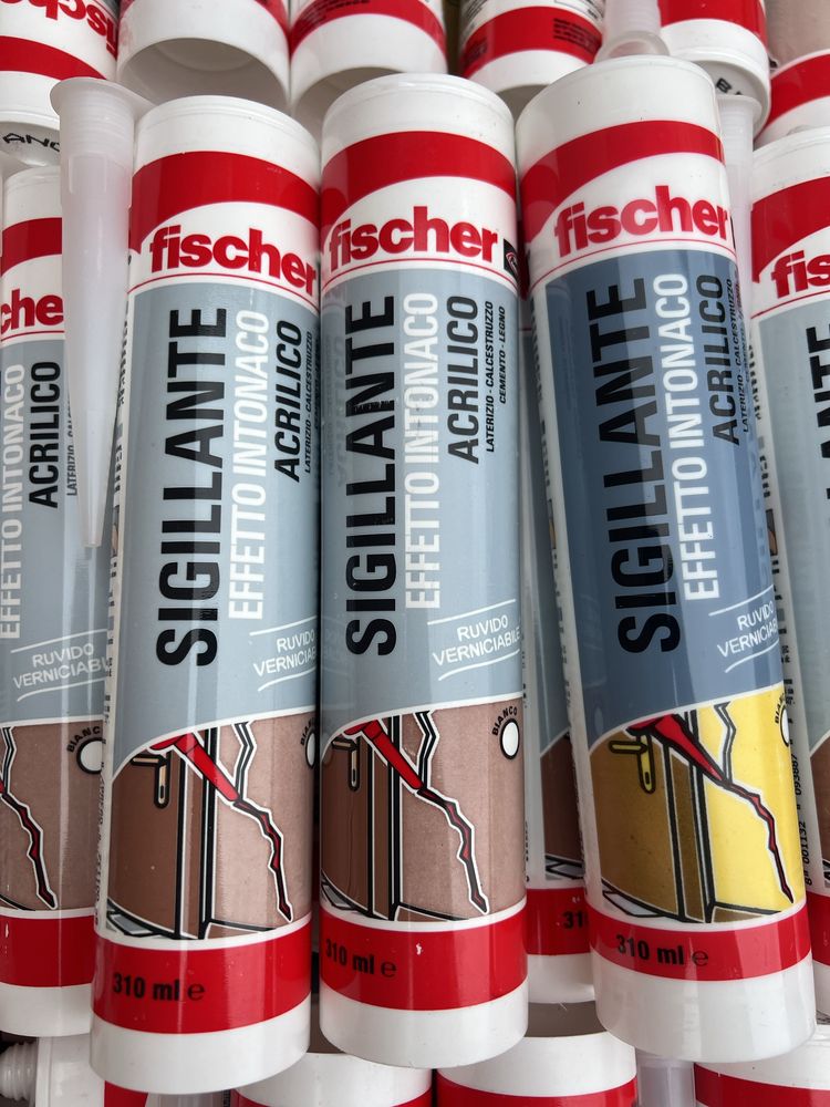 Fischer Uszczelniacz z efektem tynku, SAR 310 biały.