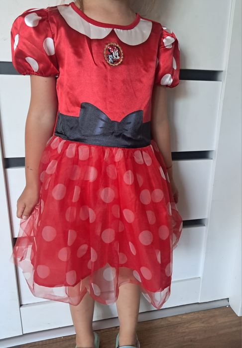 Myszka minnie przebranie bal 110 116 kostium karnawałowy dinsey Hm