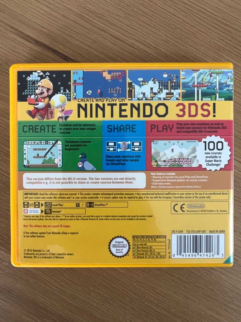 Super Mario Maker Nintendo 3DS