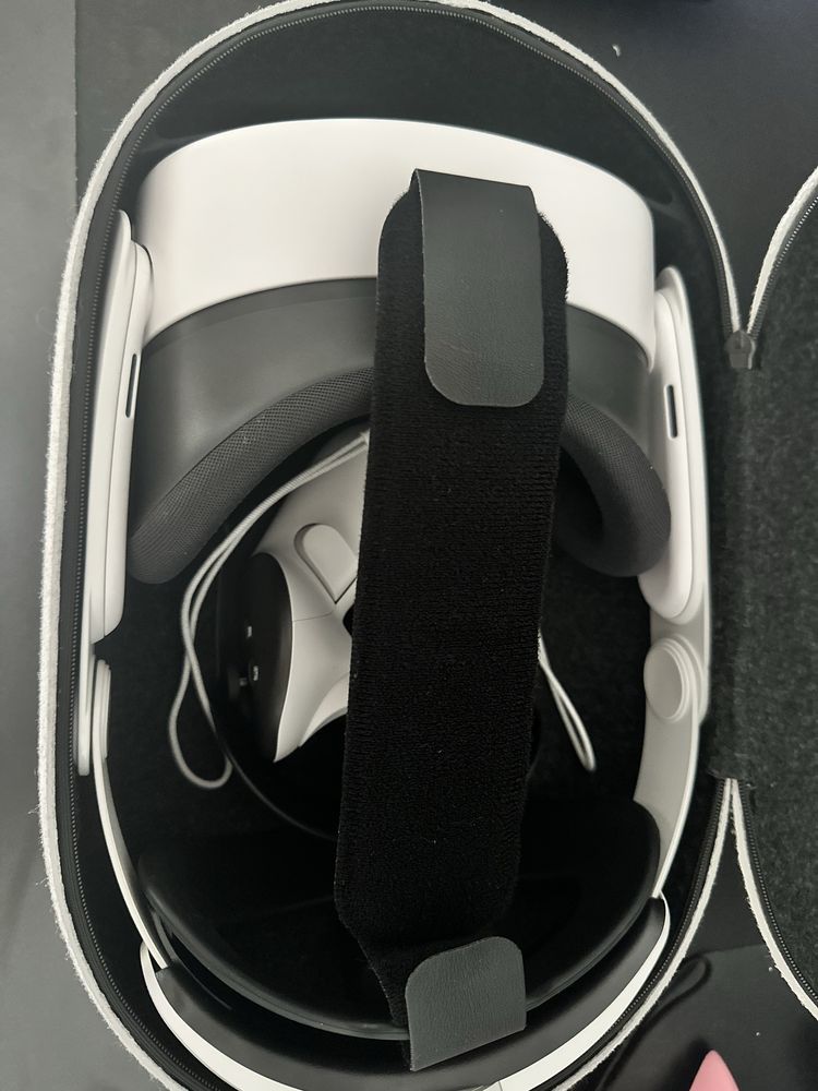 Meta Quest 3S + Bolsa de Transporte + Strap Premium – Quase Novo