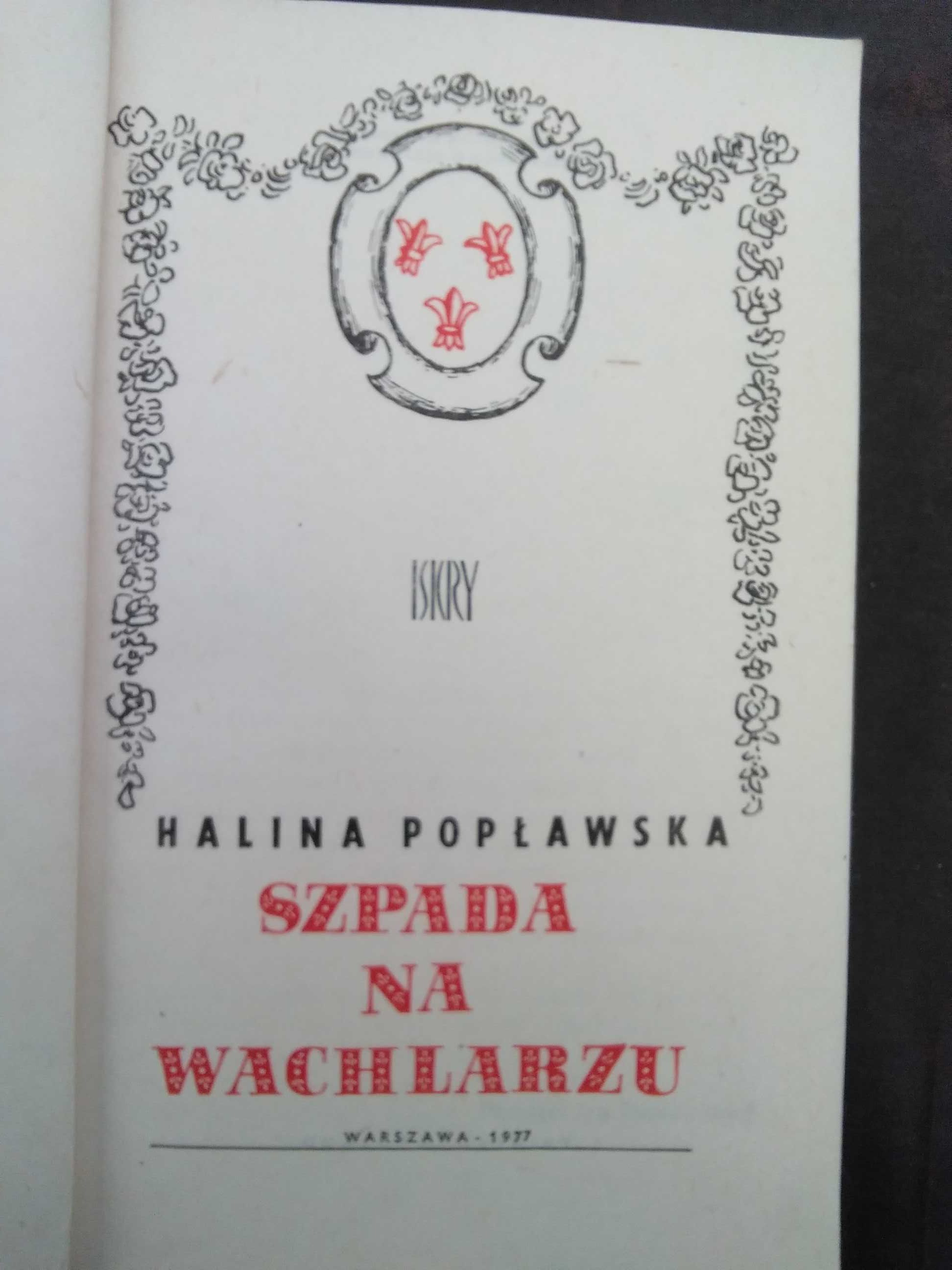 Szpada na wachlarzu Halina Popławska