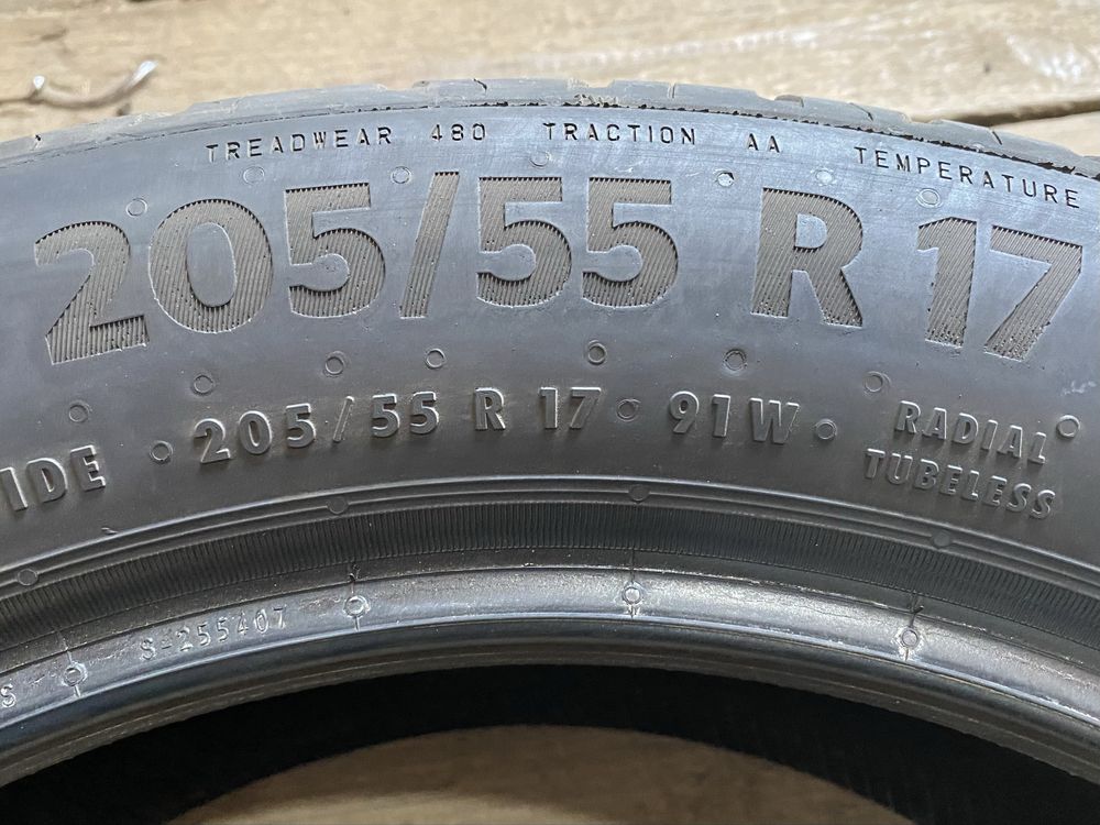 2 шт 205/55R17 Continental EcoContact6