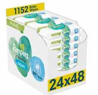 Pampers aqua harmonie 24*48 nowe mokre chusteczki