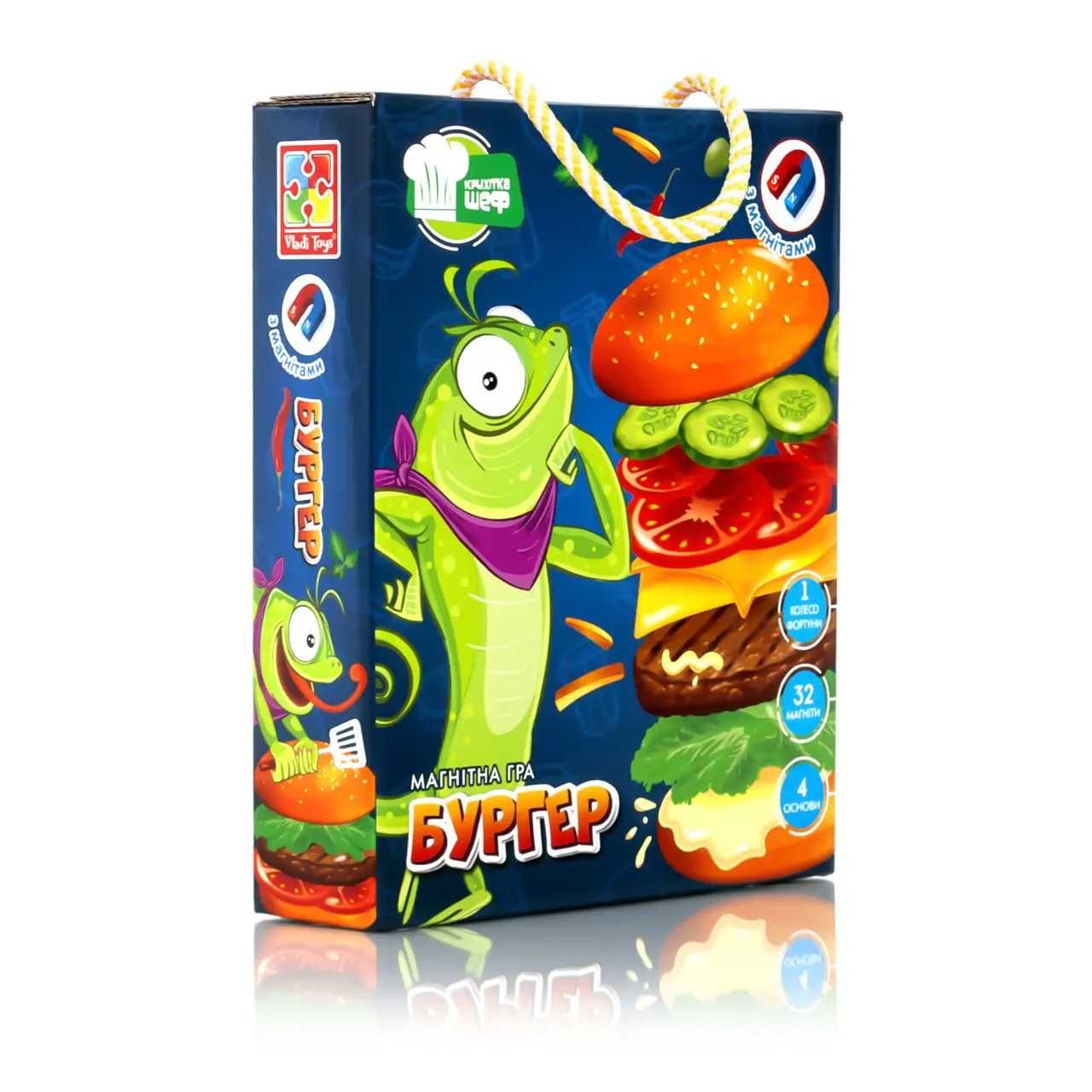 Игра магнитная Мороженое, Бургер Vladi Toys