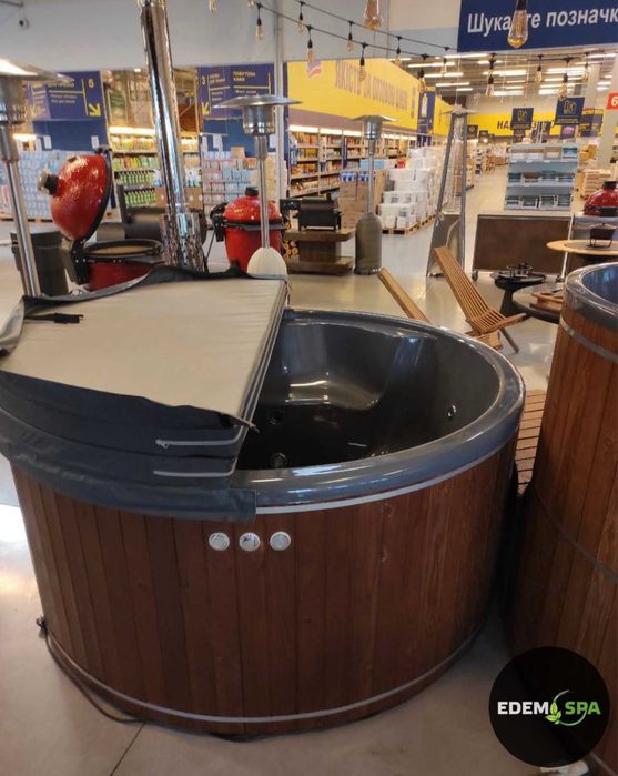 Купіль для вулиці.Гаряча бочка.Фурако.Офуро.Чан з підігрівом. Доставка