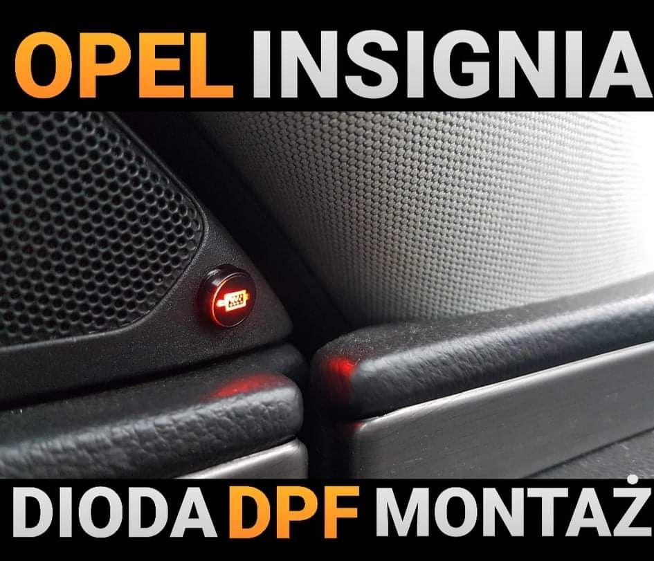 Dioda LED DPF sygnalizacja wypalania Opel Insignia Astra J Zafira C