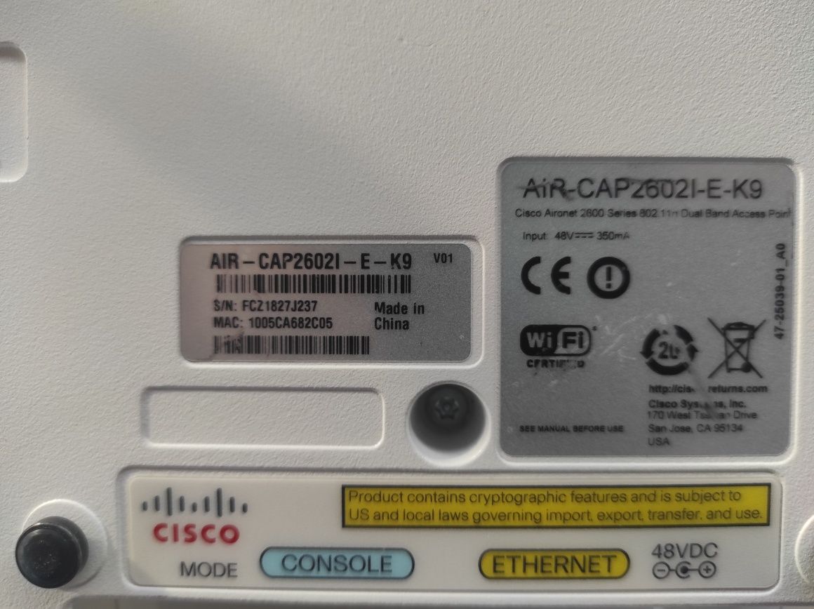 Точки Доступу Cisco