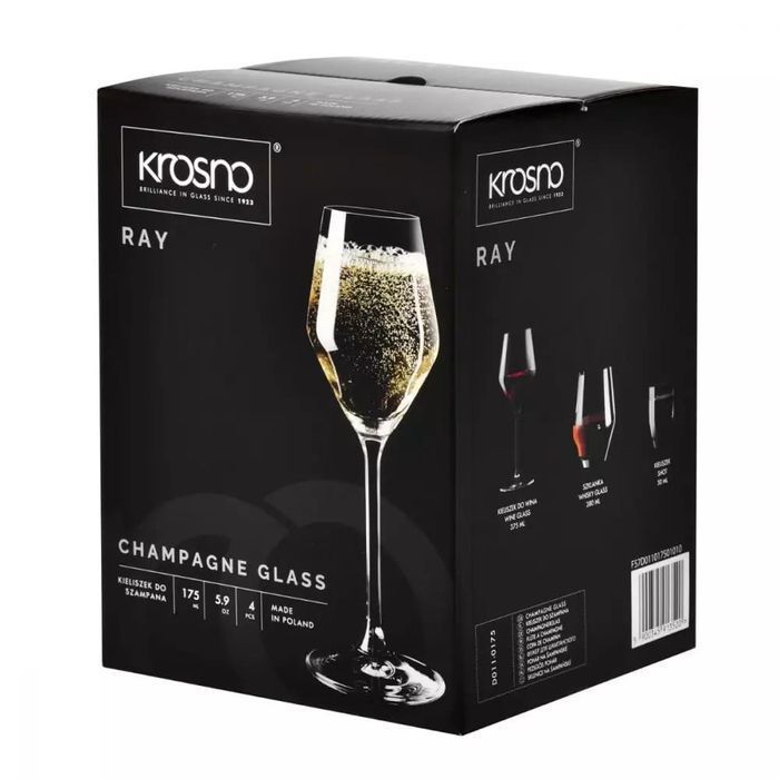 Kieliszki Do Szampana Prosecco Krosno Ray 175 Ml