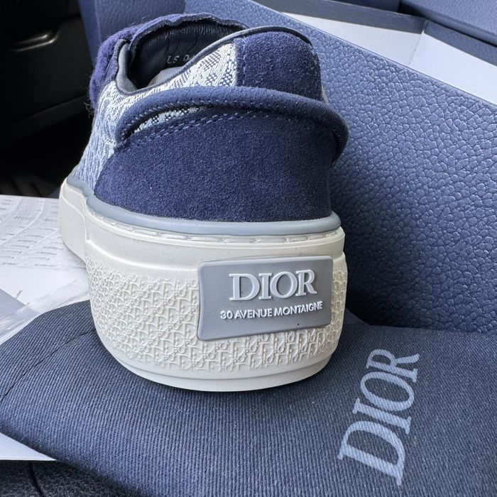 Жіночі преміальні кросівки кеди D b33 blue premium сині натур замша